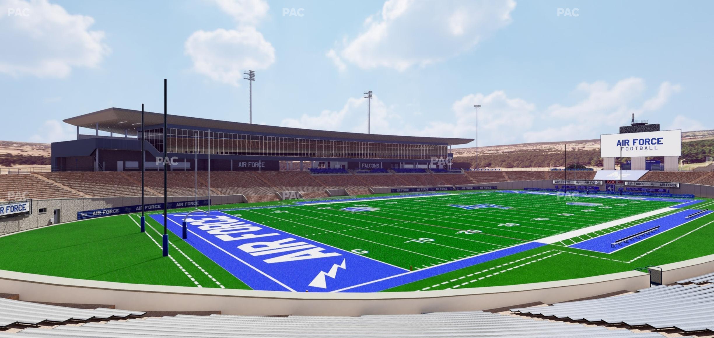 Seating view for Falcon Stadium Section L 12