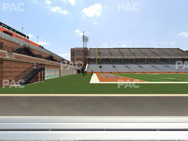 Seating view for Memorial Stadium - IL Section 131