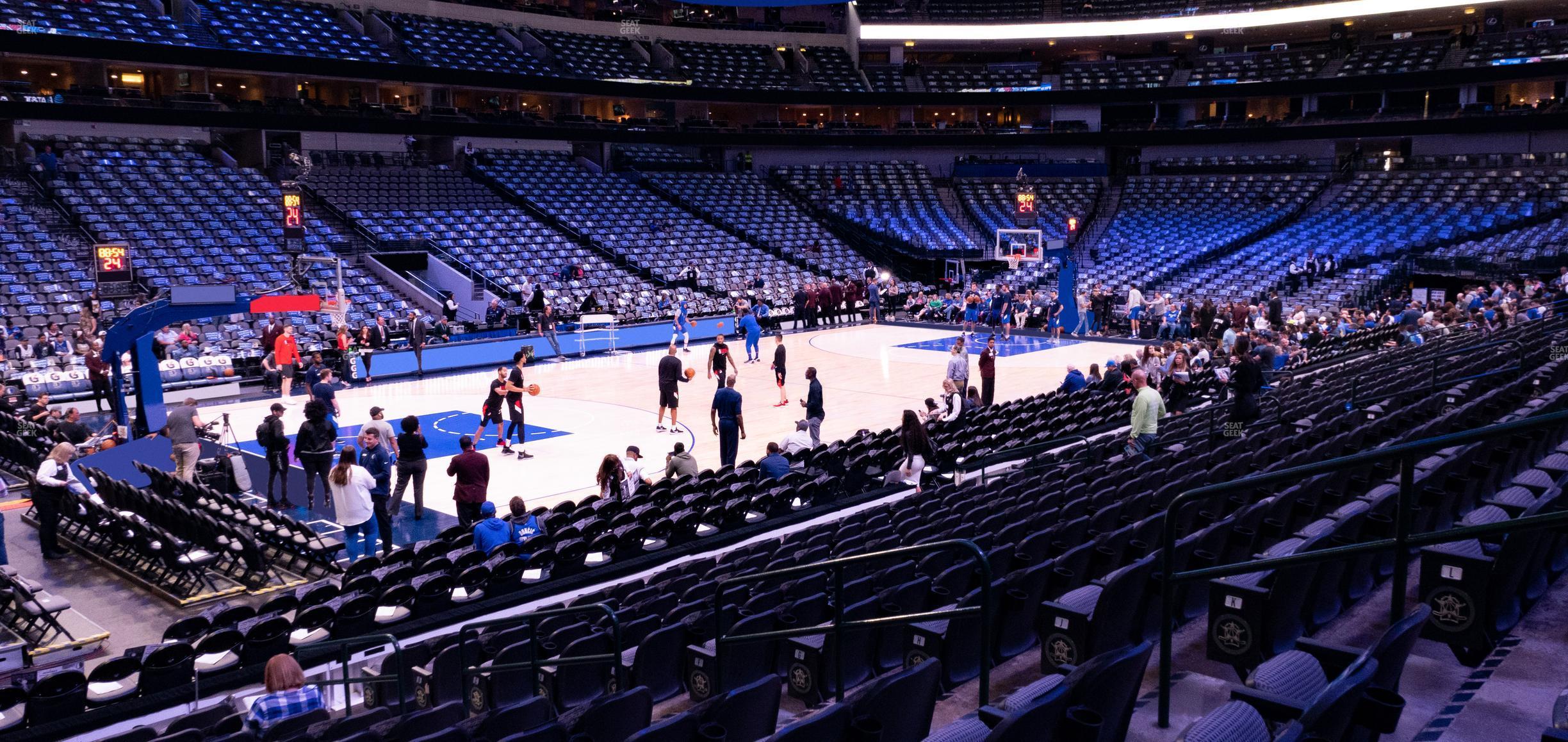 Seating view for American Airlines Center Section 109