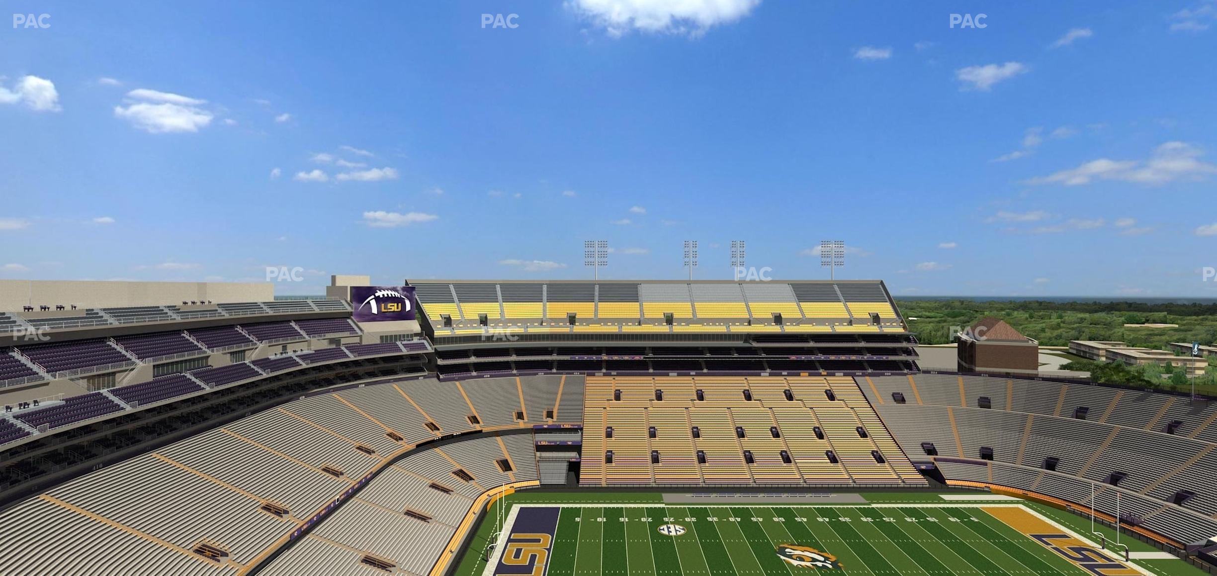 Seating view for Tiger Stadium Section 638