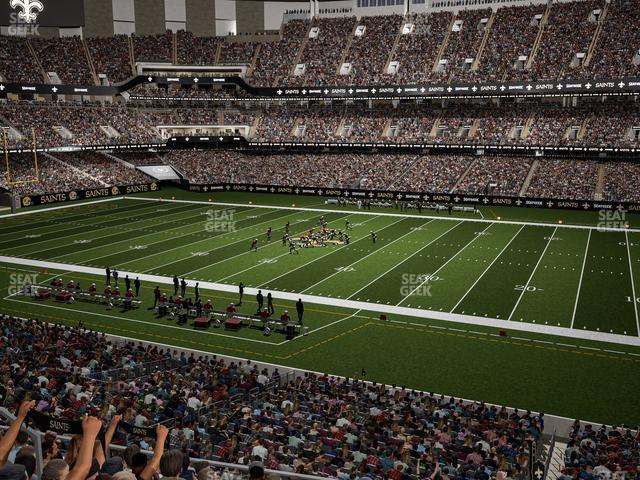 Seating view for Caesars Superdome Section 309