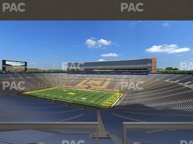 Seating view for Michigan Stadium Section 18