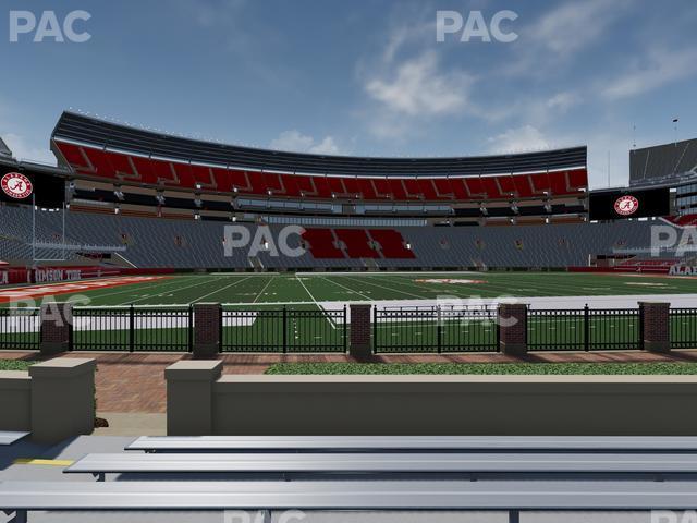 Seating view for Bryant Denny Stadium Section Ee