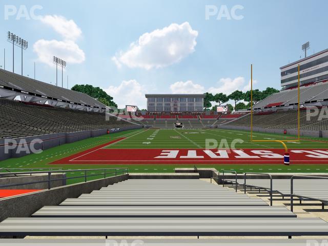 Seating view for Carter-Finley Stadium Section 125