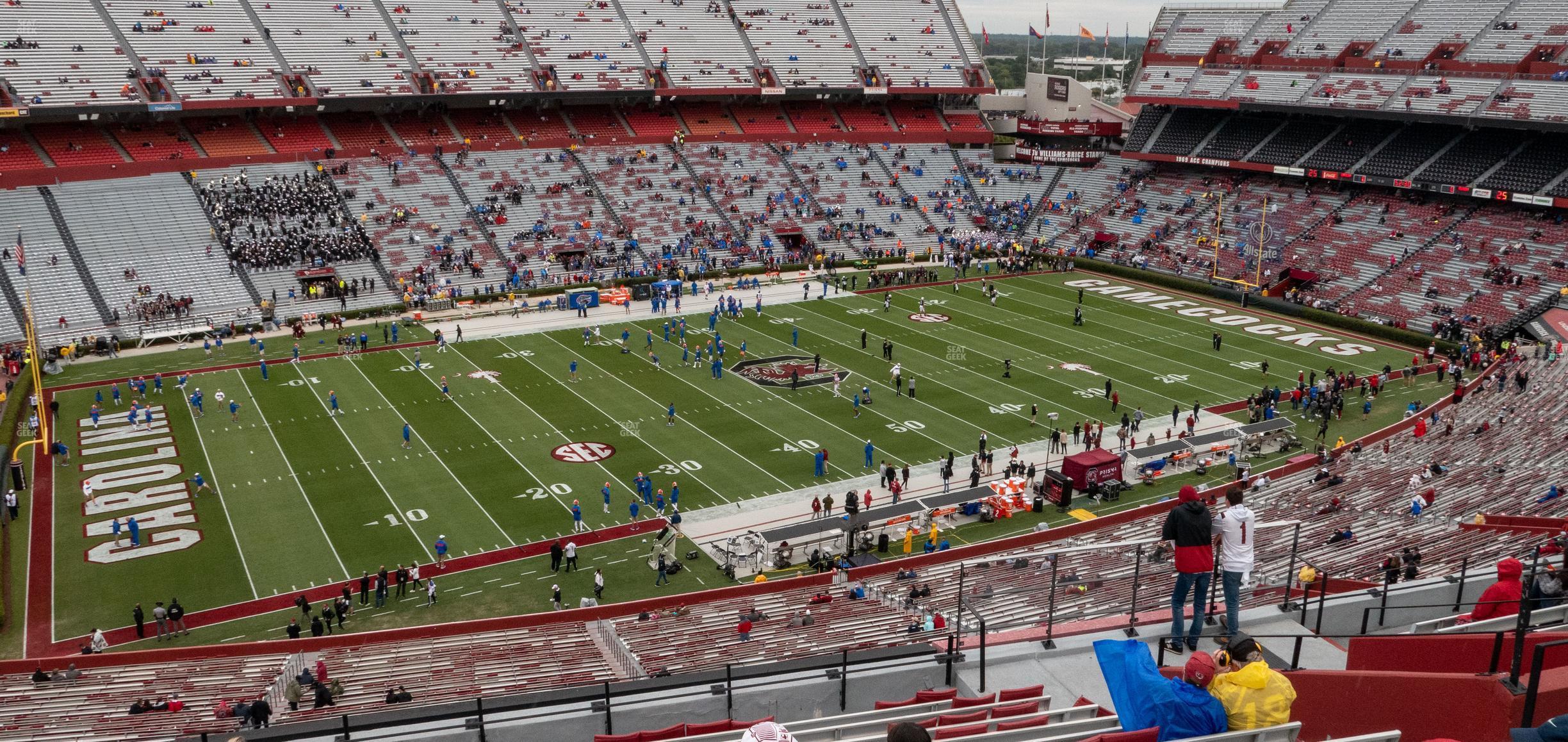 Seating view for Williams Brice Stadium Section 302