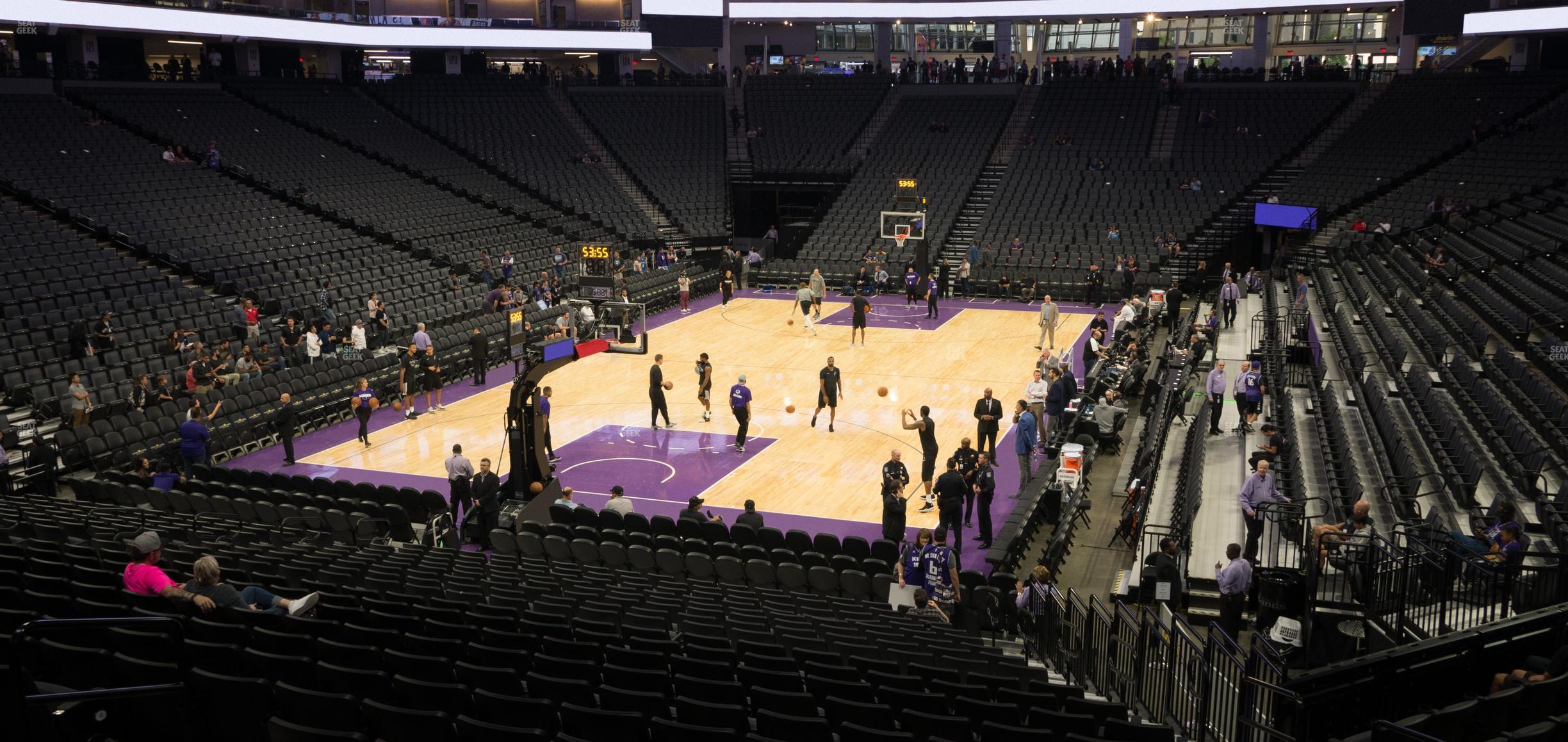 Seating view for Golden 1 Center Section 112