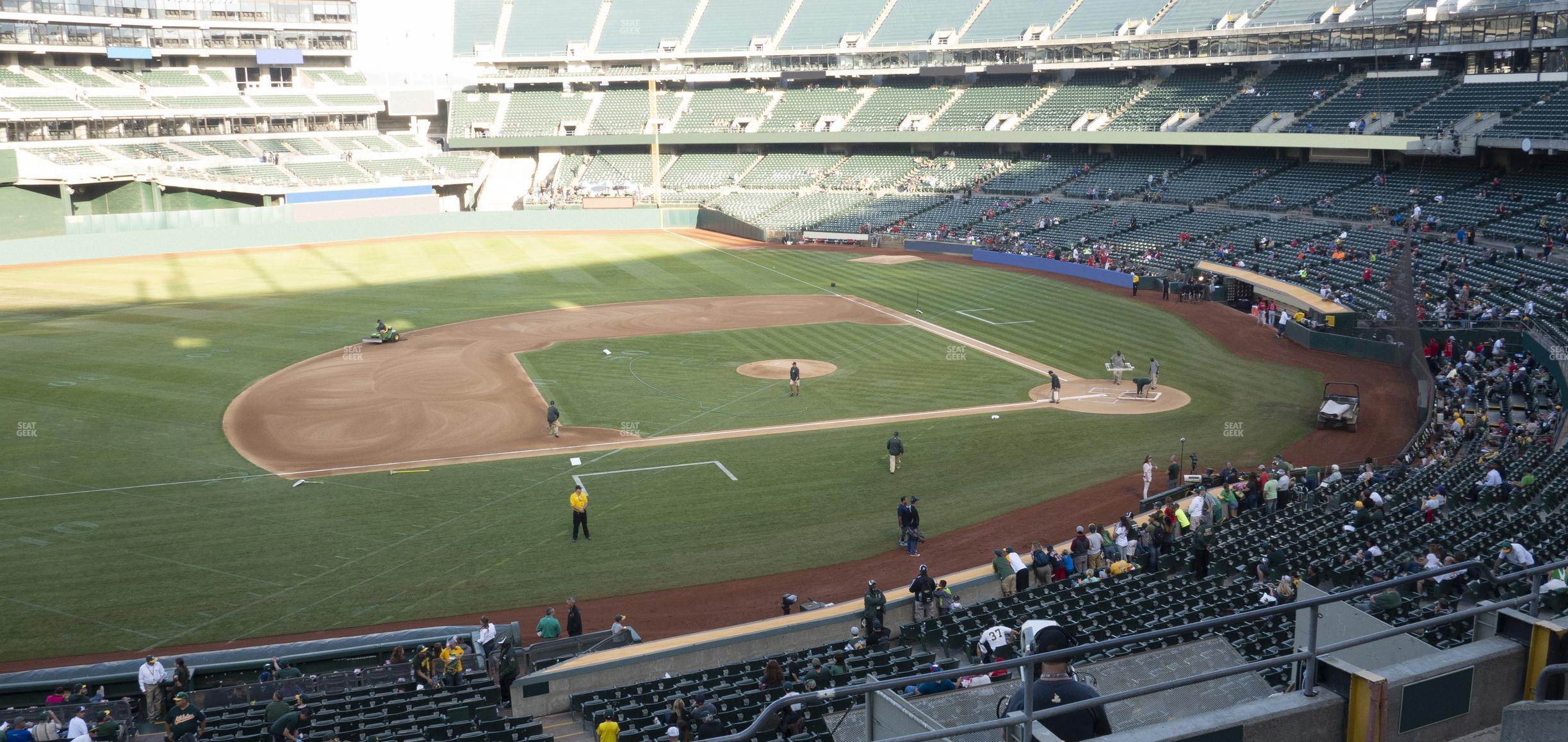 Seating view for Oakland Coliseum Section 223