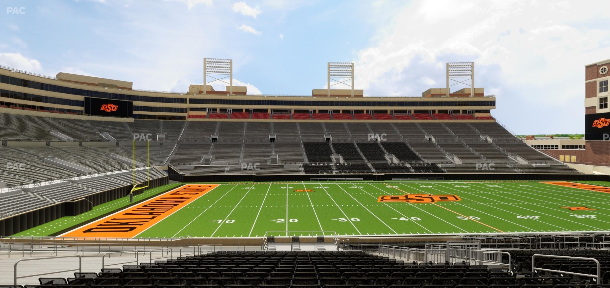 Seating view for Boone Pickens Stadium Section 109