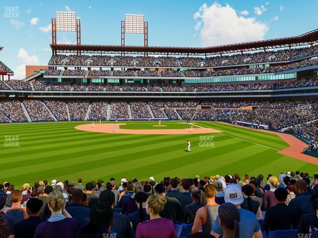 Seating view for Citizens Bank Park Section 143