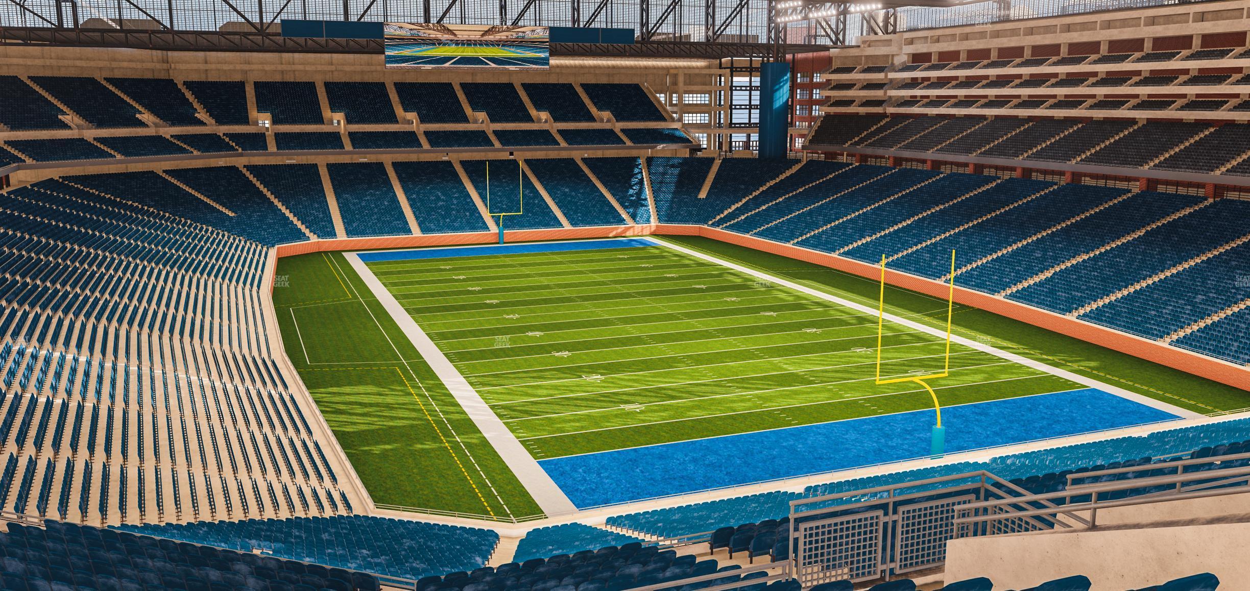 Seating view for Ford Field Section 341