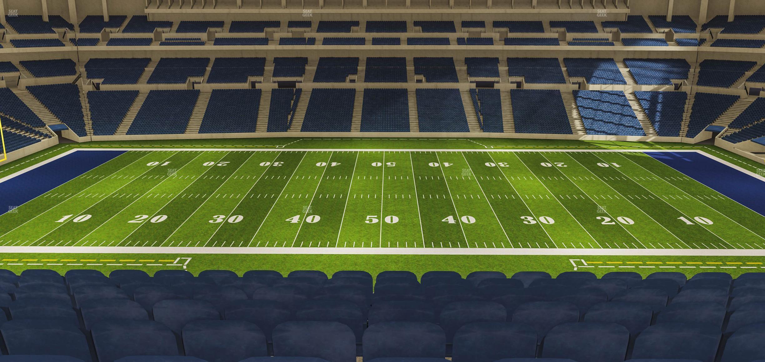 Seating view for Lucas Oil Stadium Section 440