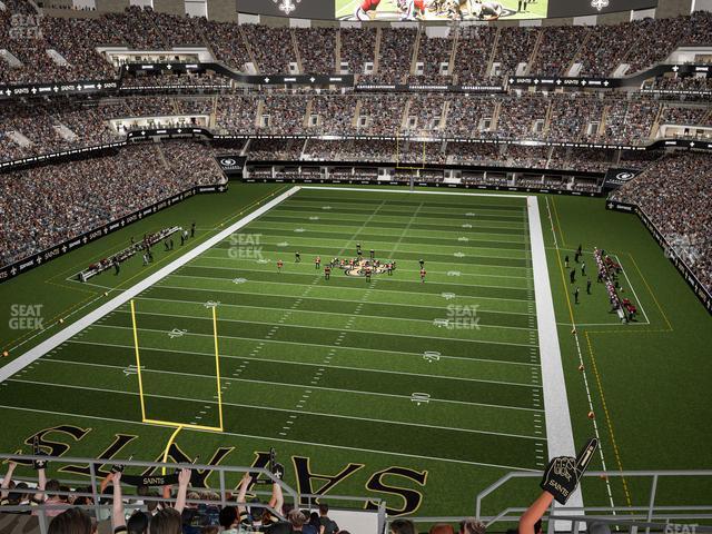 Seating view for Caesars Superdome Section 625