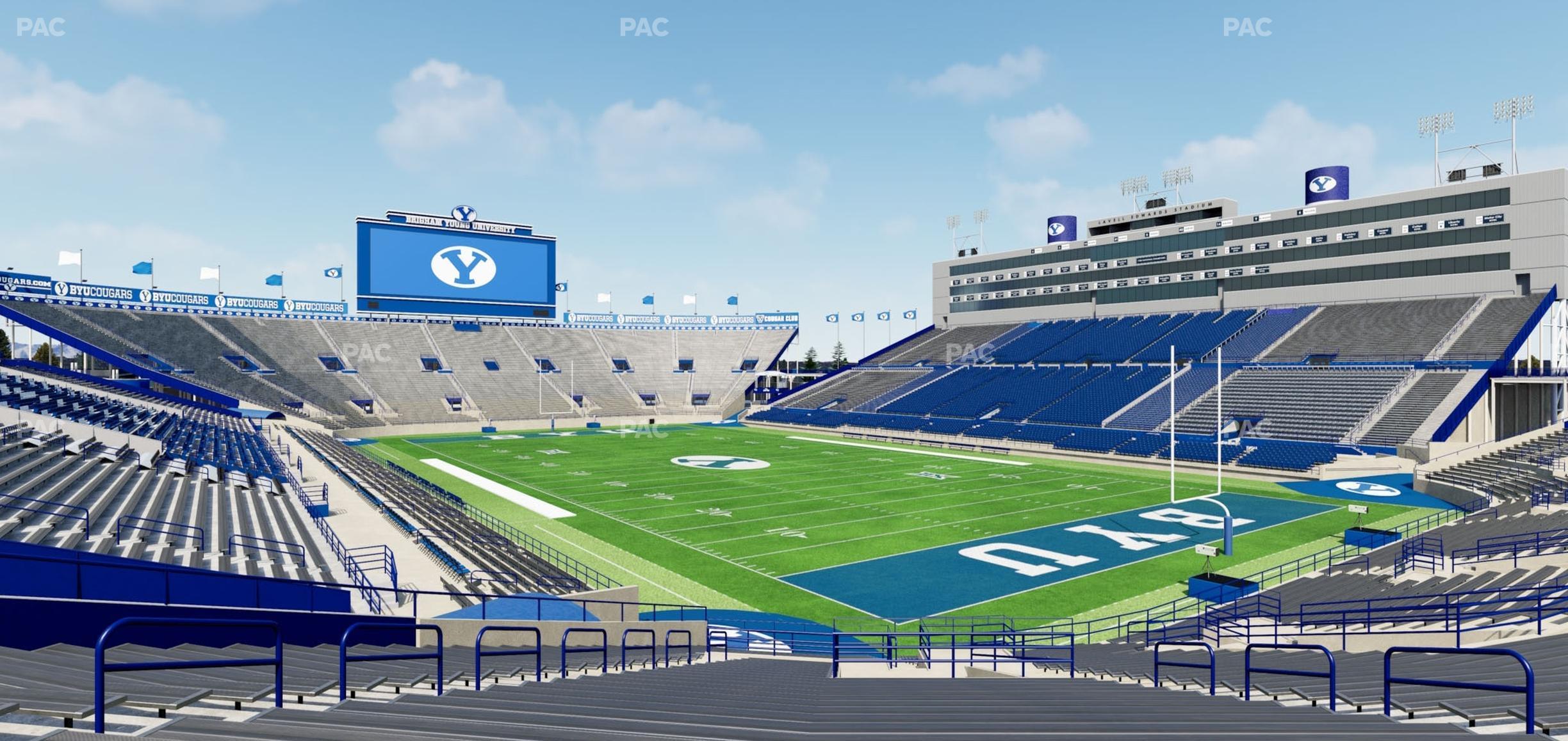 Seating view for LaVell Edwards Stadium Section 28