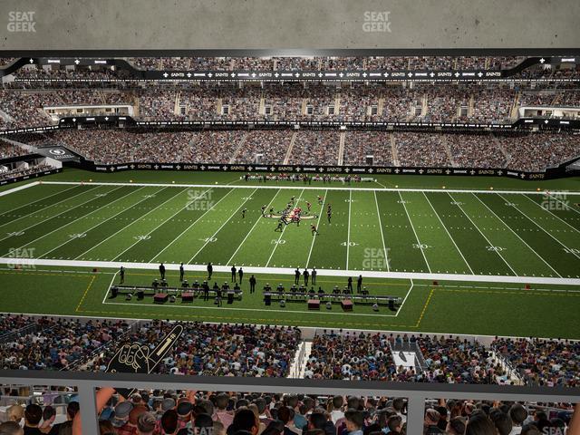 Seating view for Caesars Superdome Section Suite 367