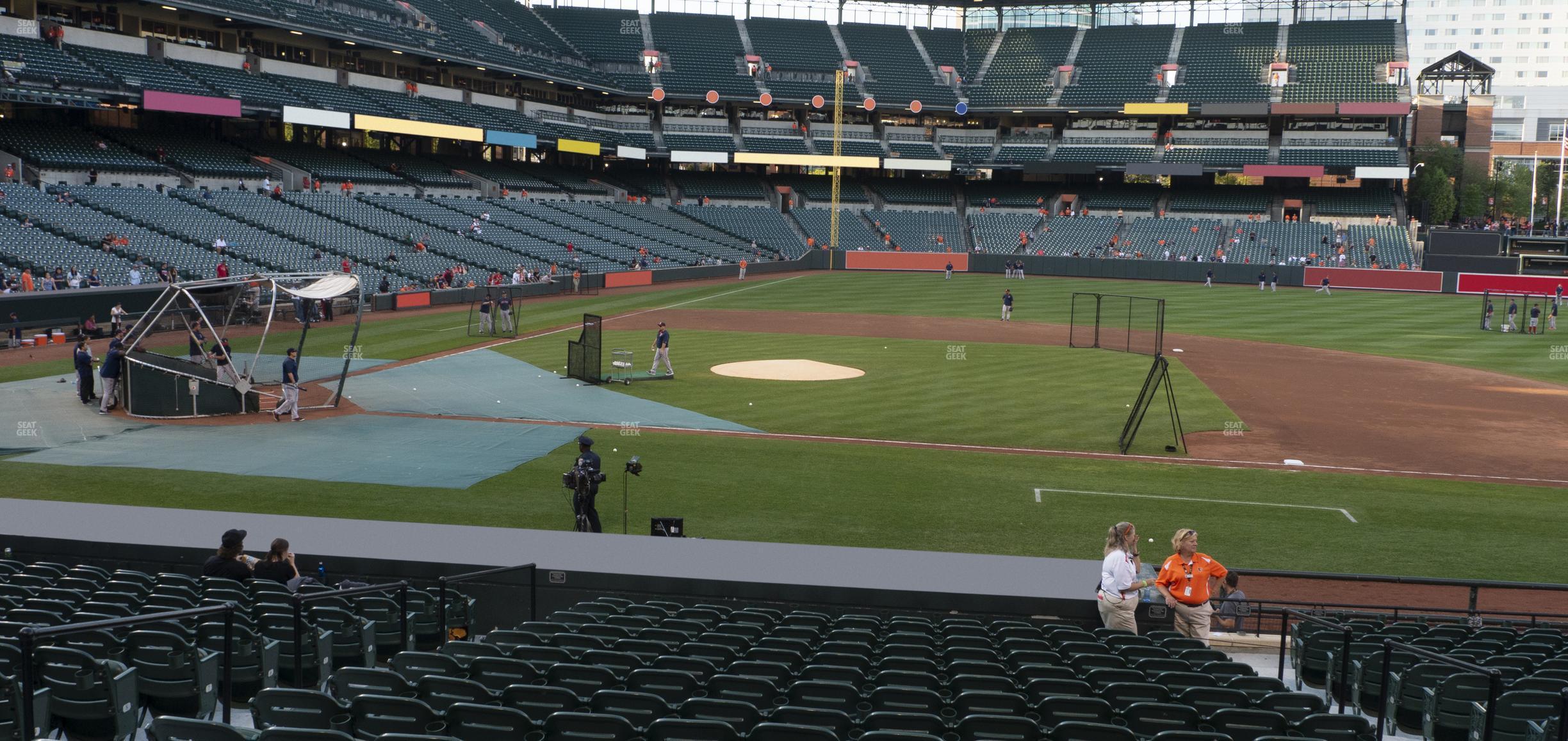 Seating view for Oriole Park at Camden Yards Section 22