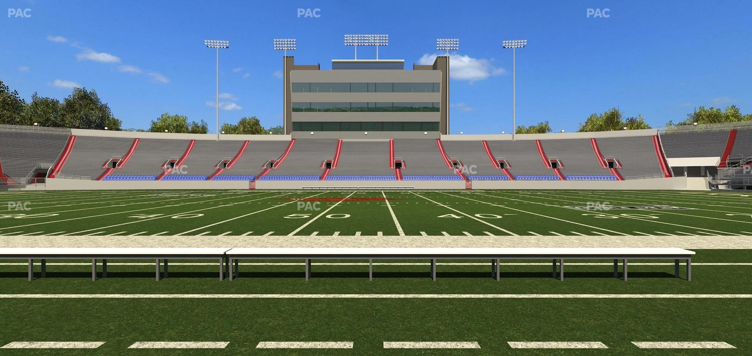 Seating view for War Memorial Stadium (Little Rock) Section 6