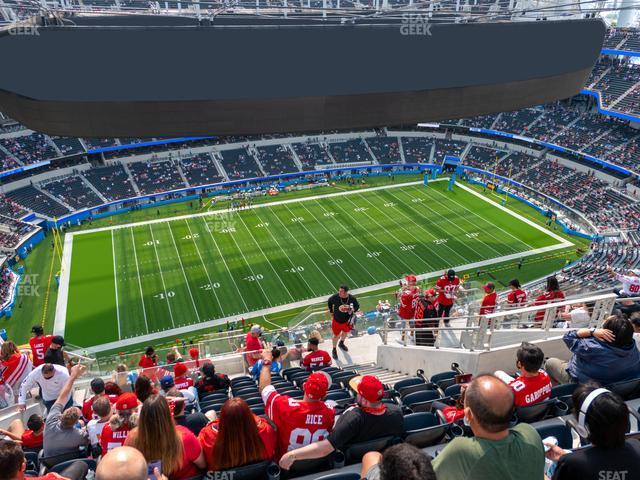 Seating view for SoFi Stadium Section 537