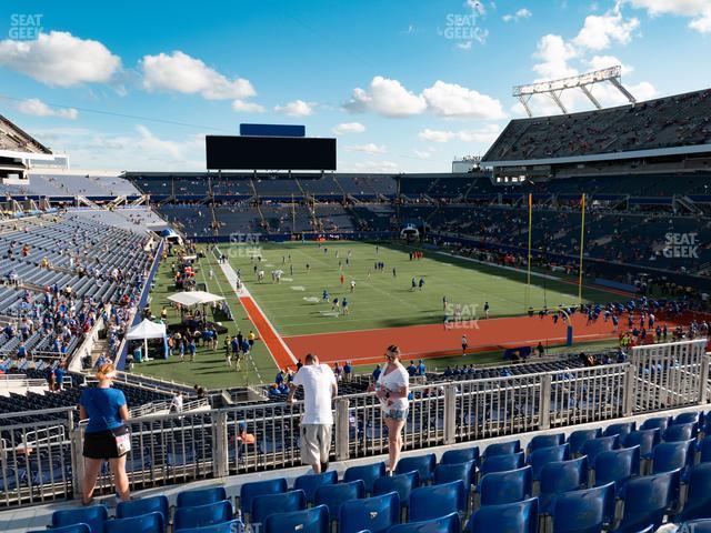 Seating view for Camping World Stadium Section Plaza 49