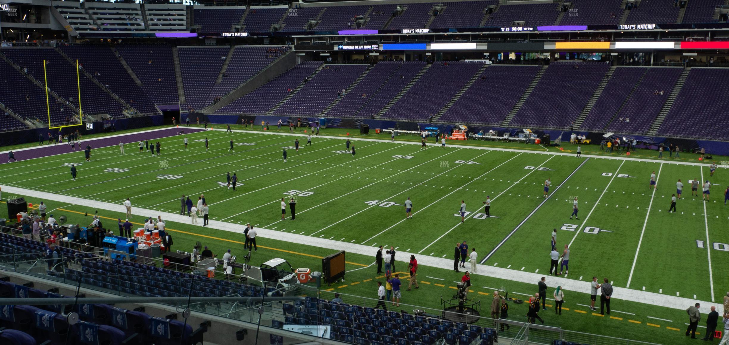 Seating view for U.S. Bank Stadium Section 130