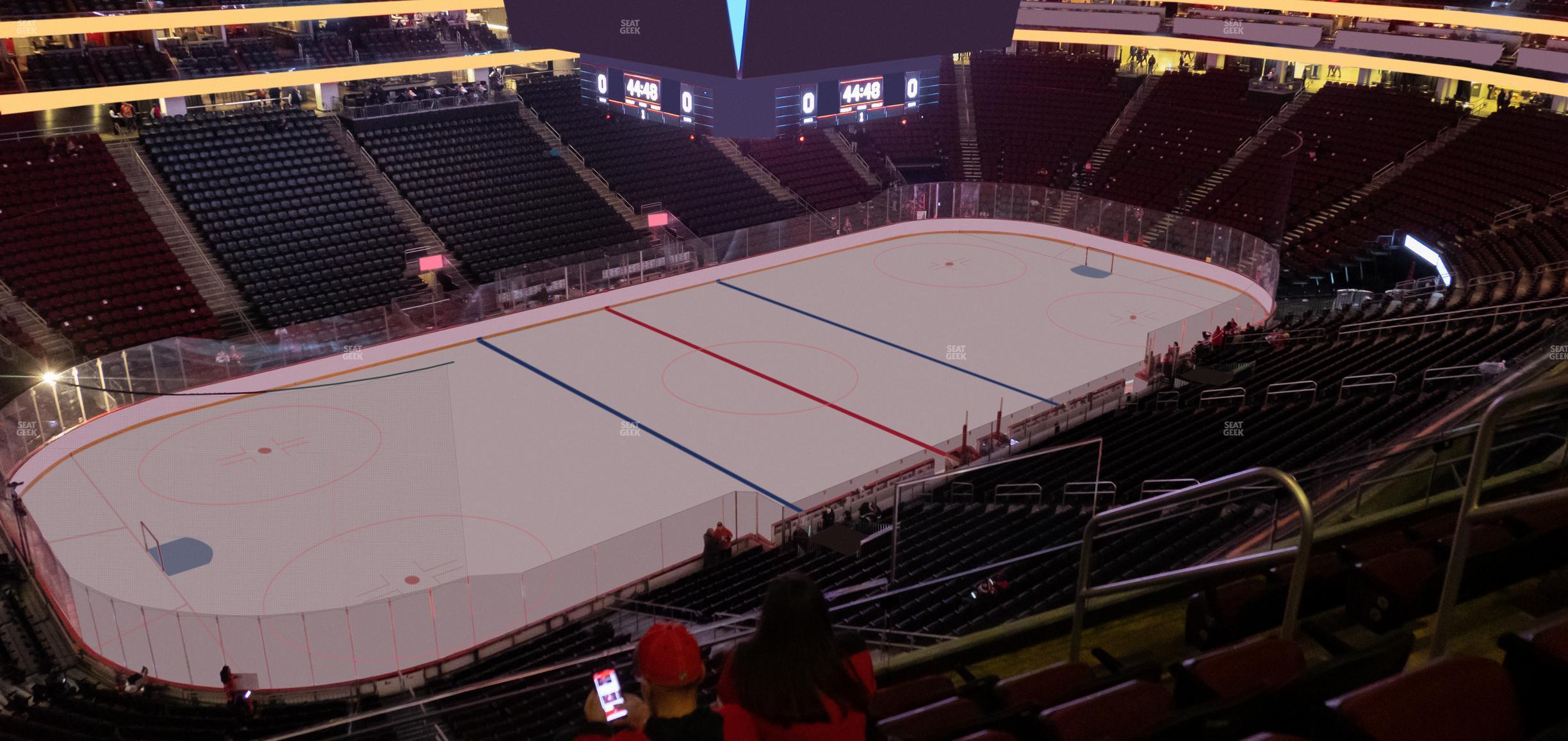 Seating view for Prudential Center Section 108