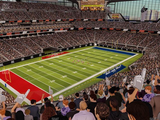 Seating view for Allegiant Stadium Section 318