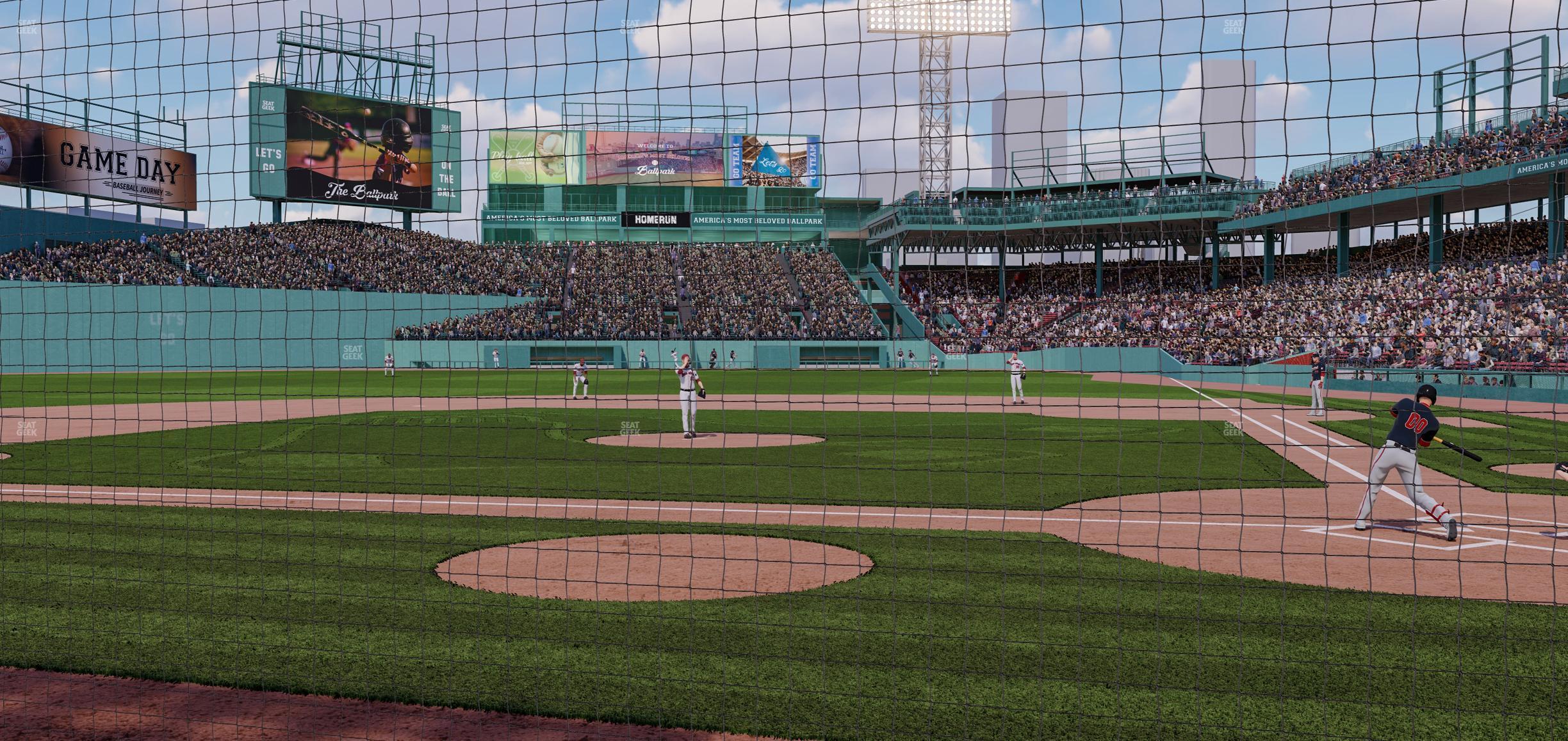 Seating view for Fenway Park Section Field Box Club 54