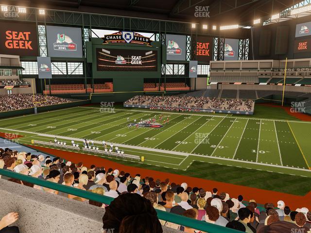 Seating view for Chase Field Section Suite 45