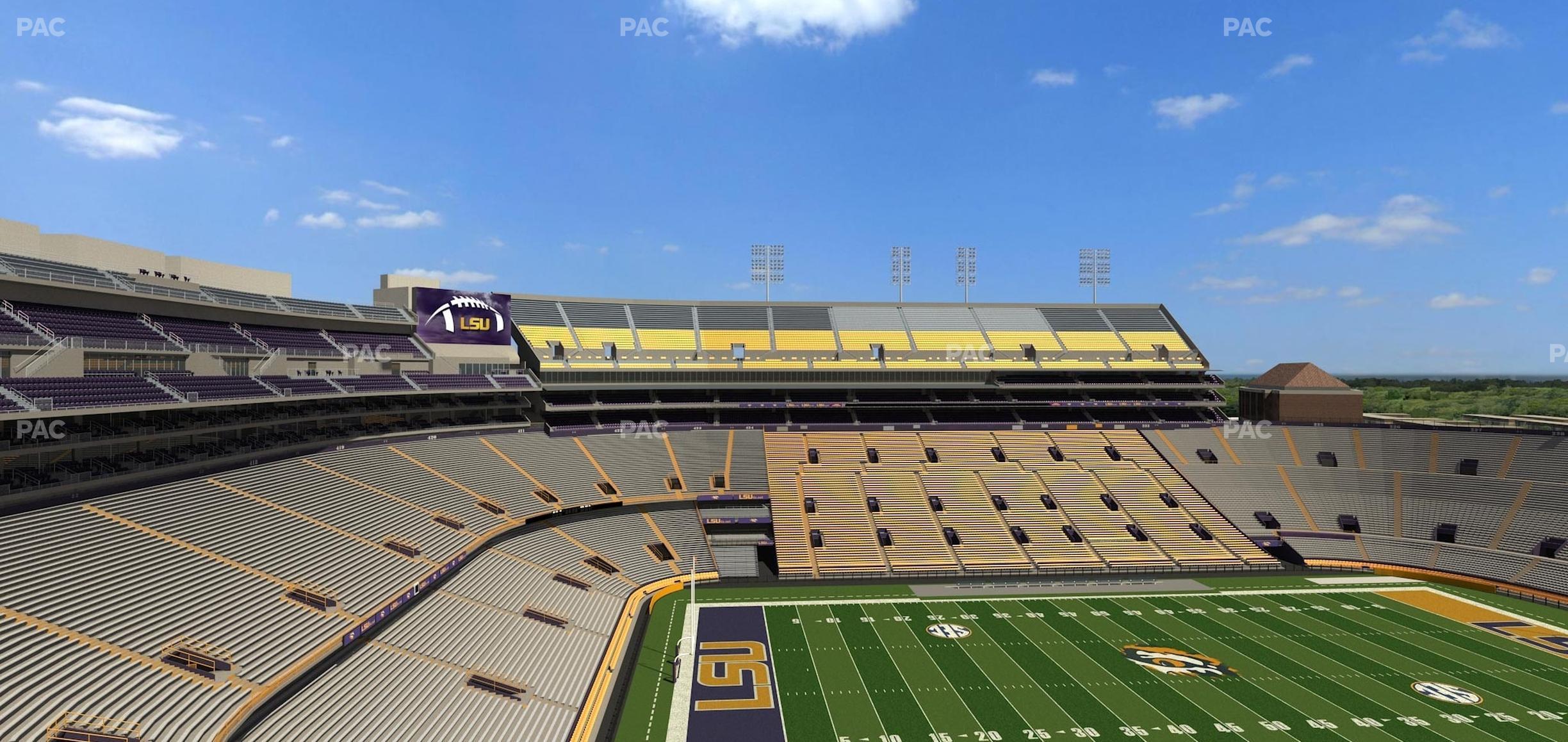 Seating view for Tiger Stadium Section 540