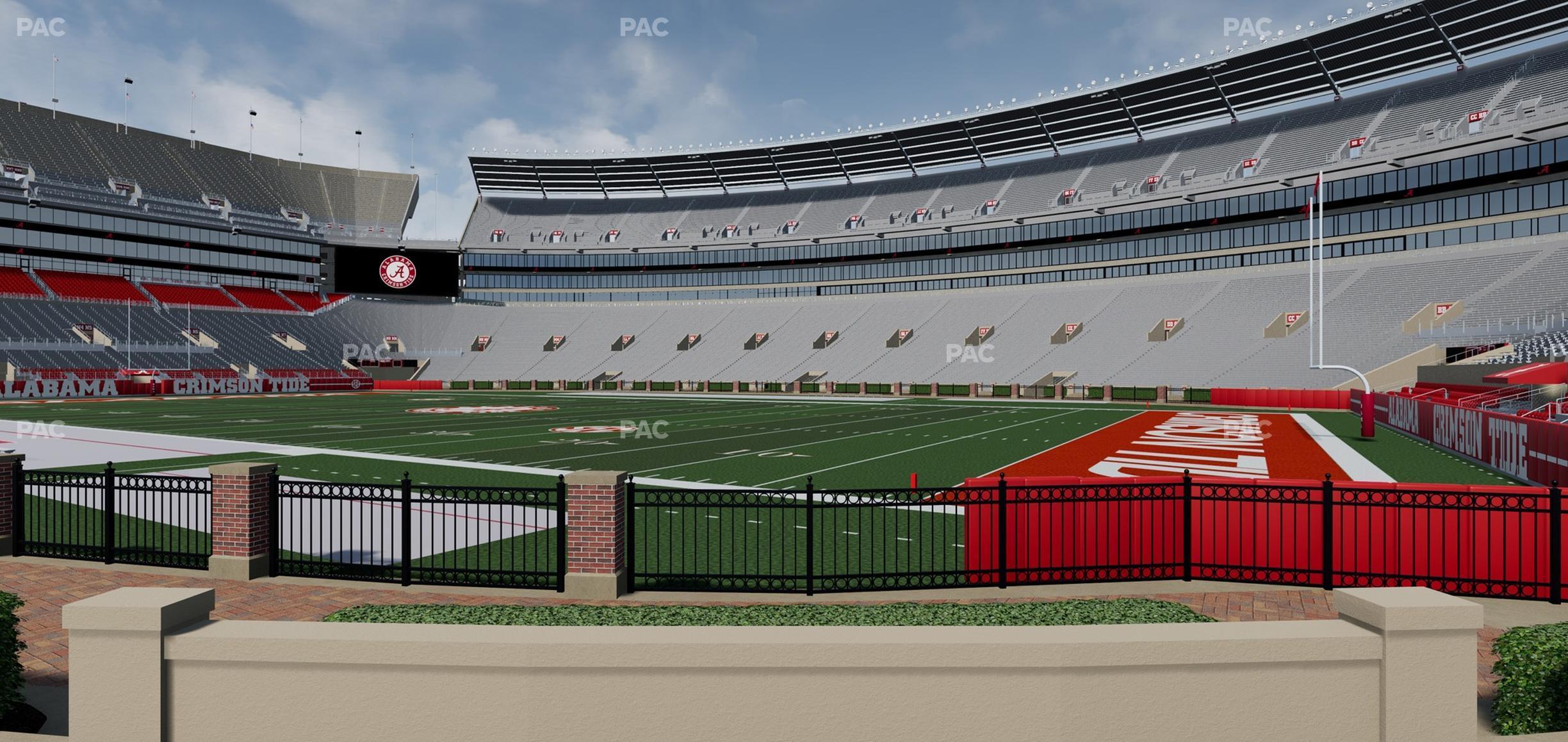 Seating view for Bryant Denny Stadium Section B