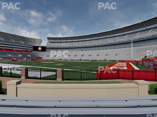 Seating view for Bryant Denny Stadium Section B