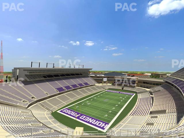 Seating view for Amon G Carter Stadium Section 416