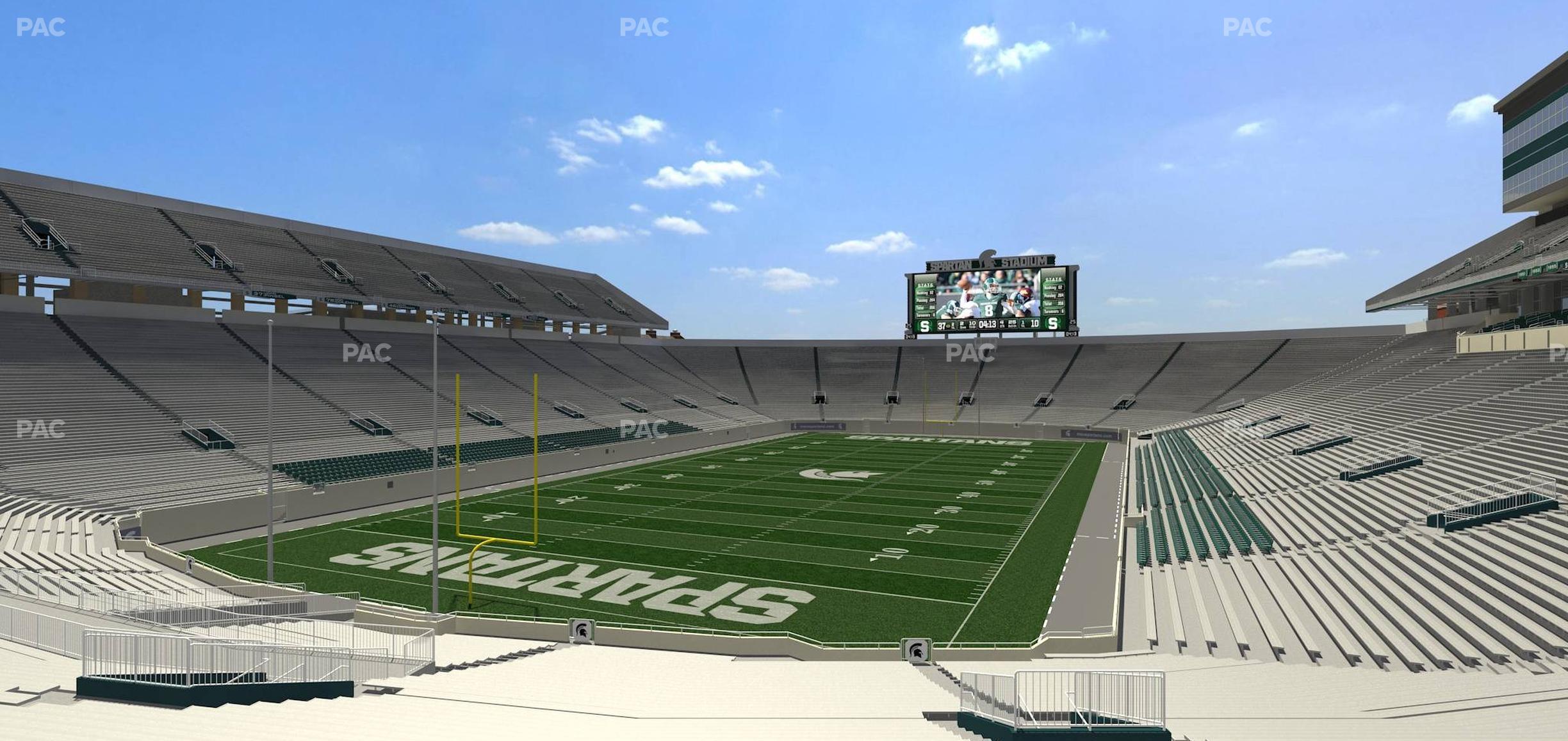 Seating view for Spartan Stadium (Michigan) Section 29