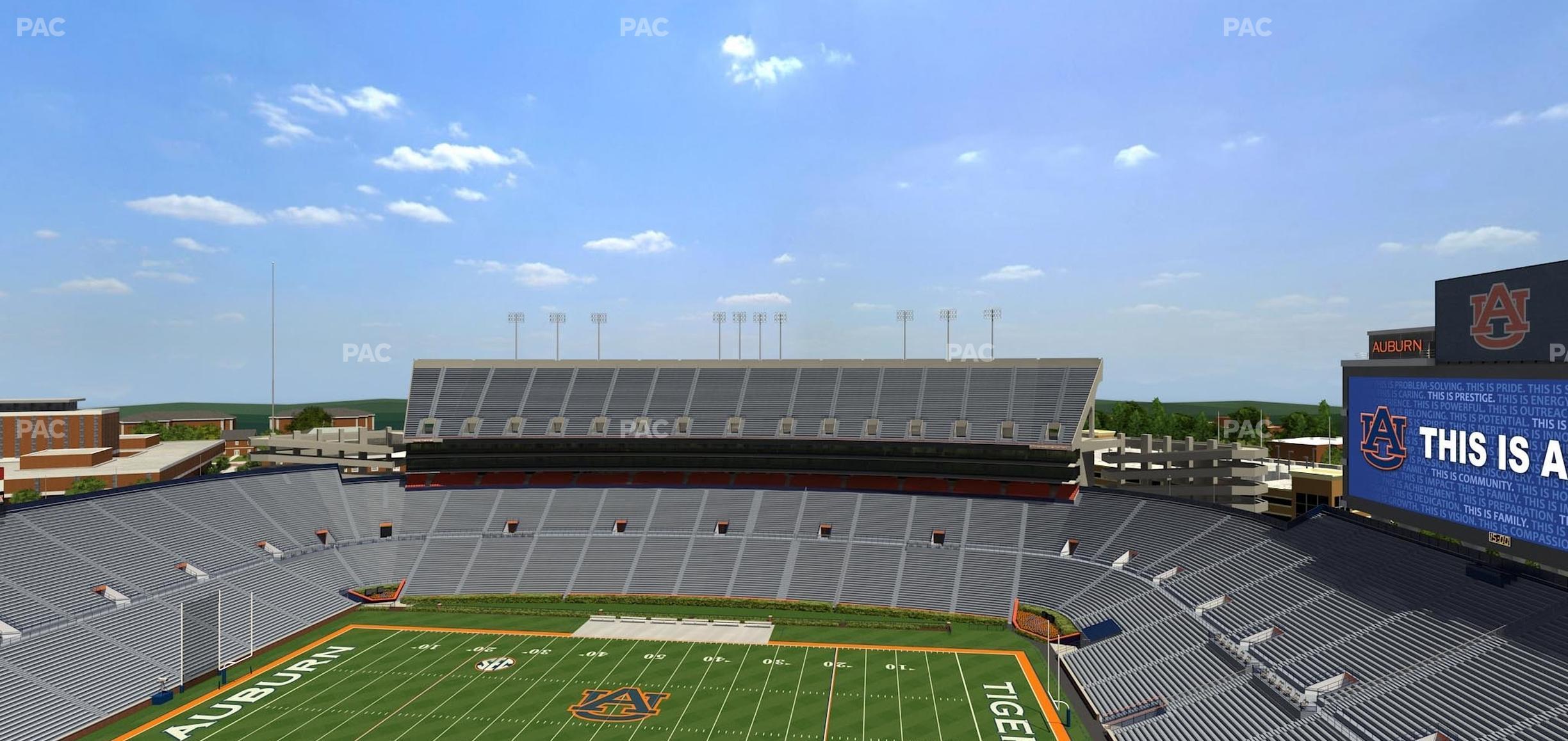 Seating view for Jordan-Hare Stadium Section 58