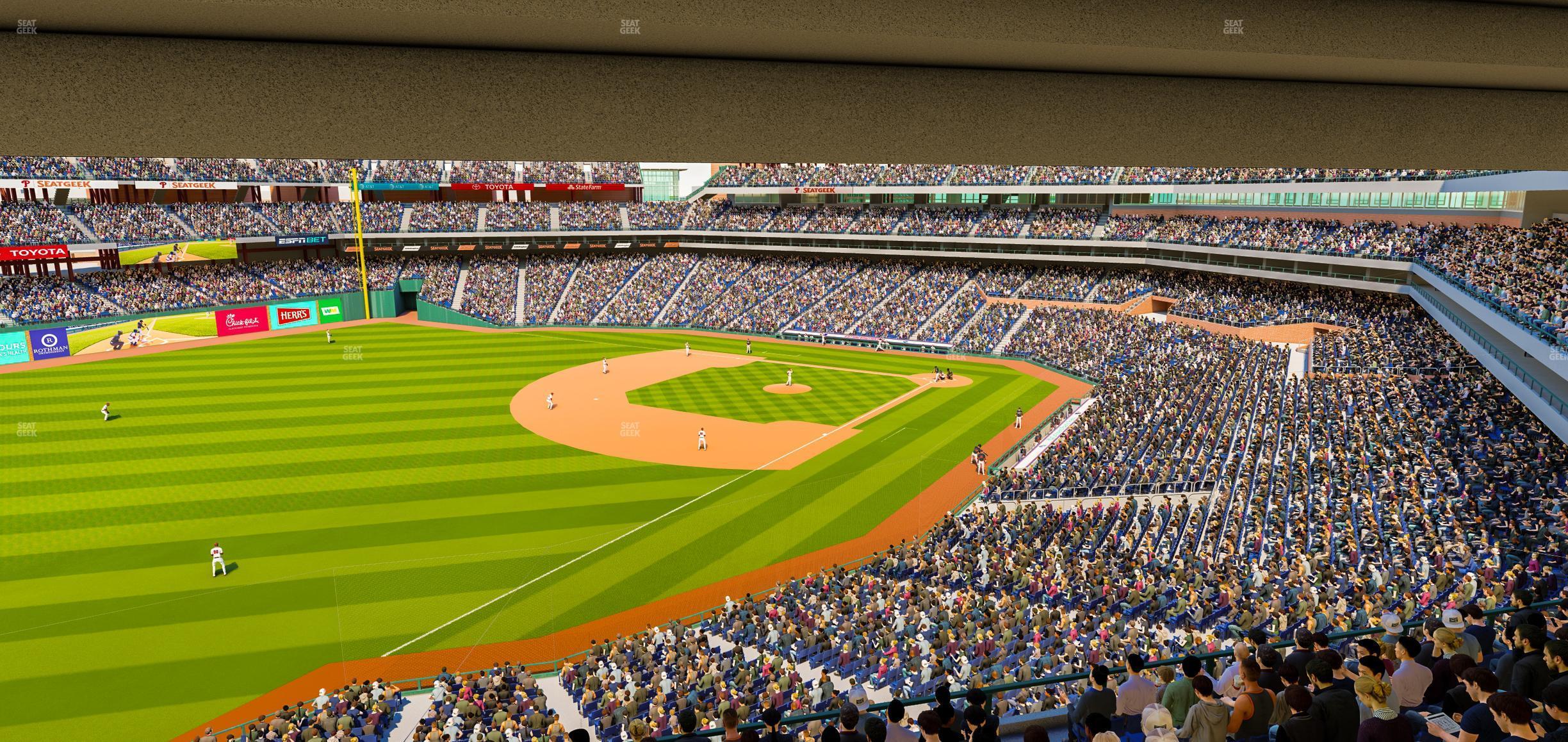 Seating view for Citizens Bank Park Section Giles Party Suite 79