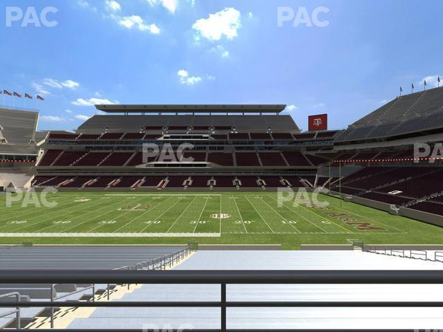 Seating view for Kyle Field Section 124