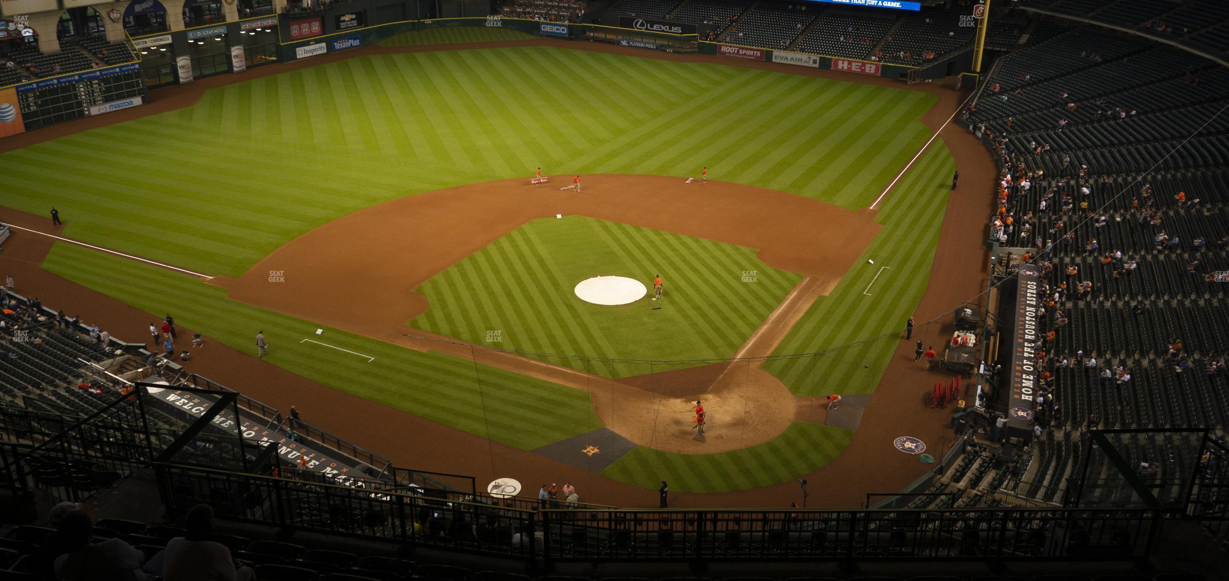 Seating view for Minute Maid Park Section 417