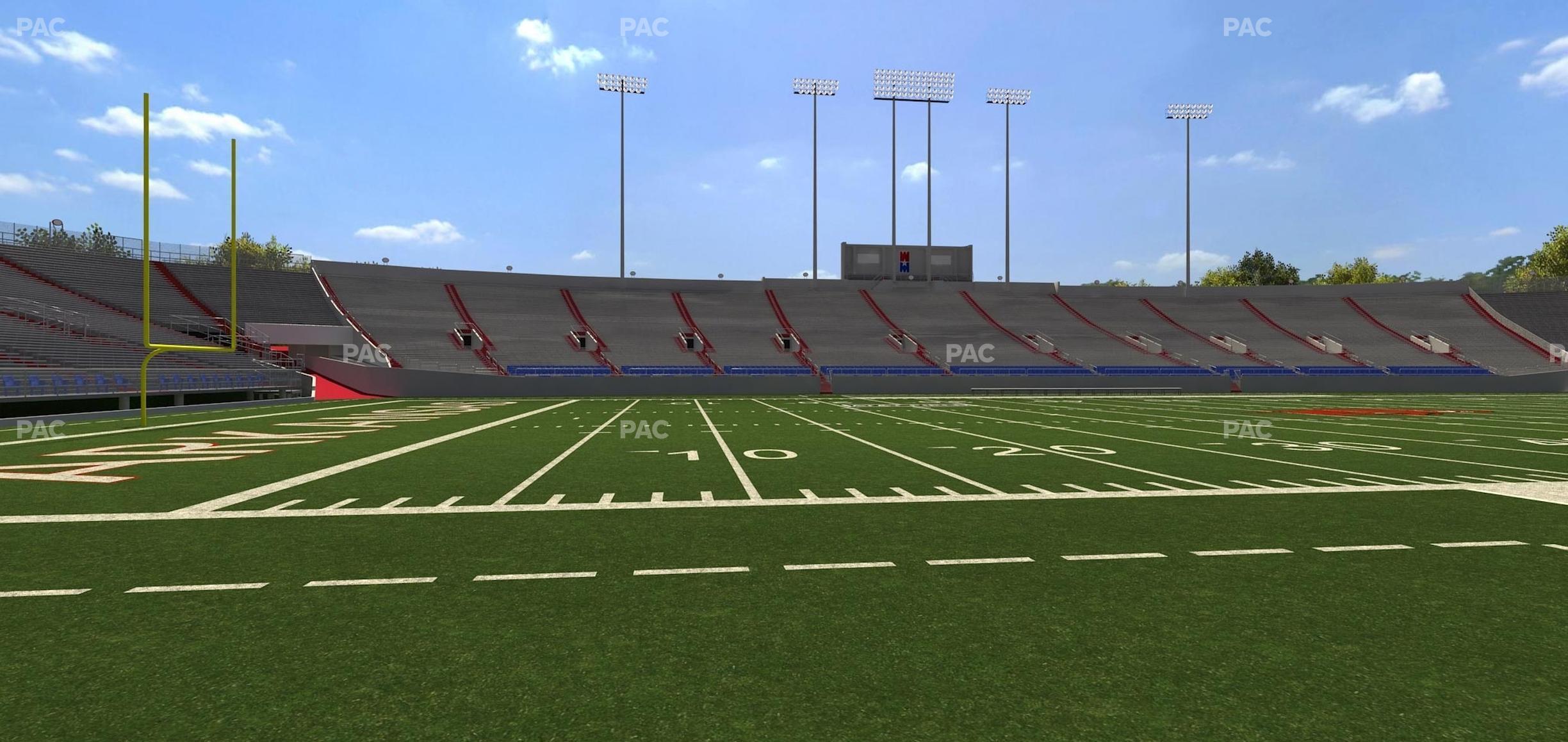 Seating view for War Memorial Stadium (Little Rock) Section 29