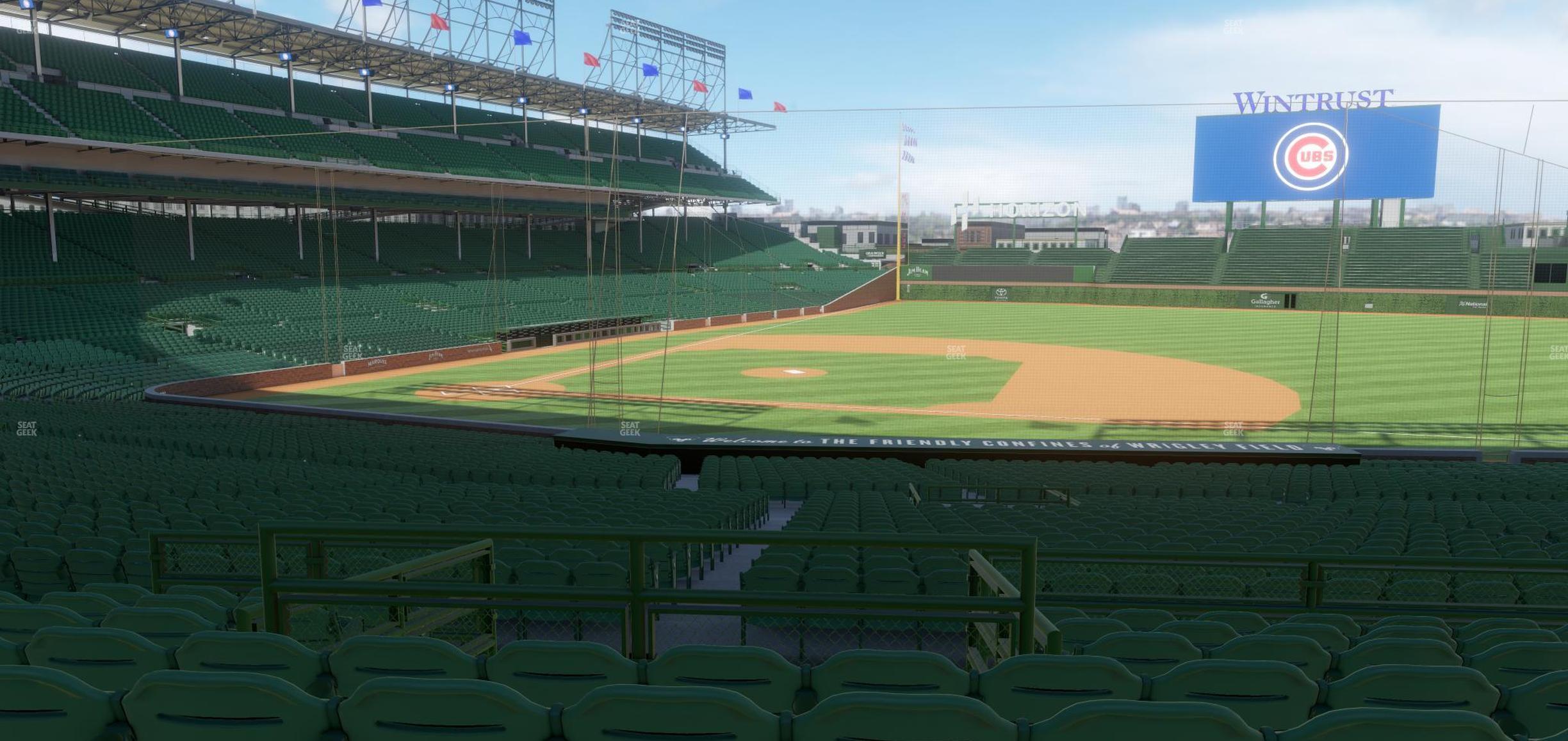 Seating view for Wrigley Field Section 225