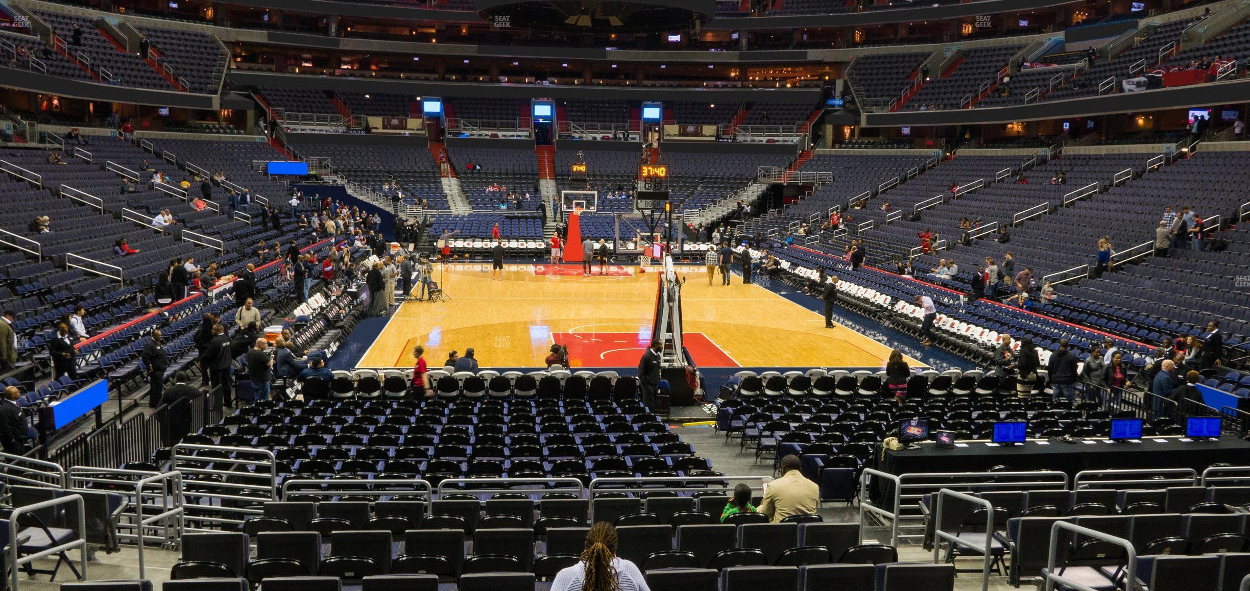 Seating view for Capital One Arena Section 105