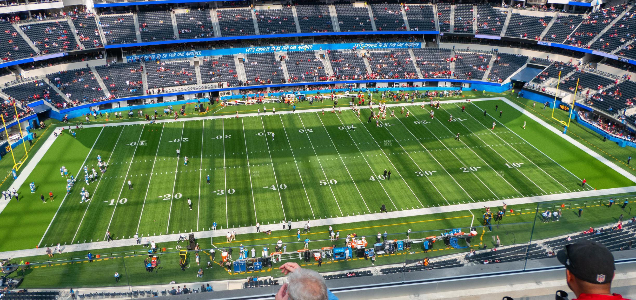 Seating view for SoFi Stadium Section 413