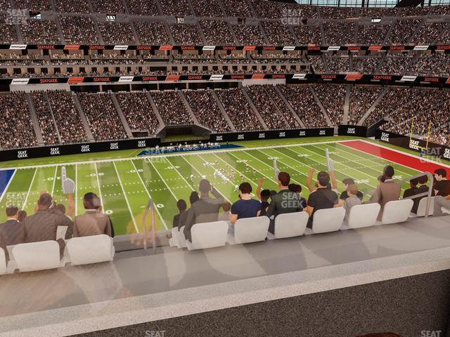 Seating view for Allegiant Stadium Section West Suite 2057