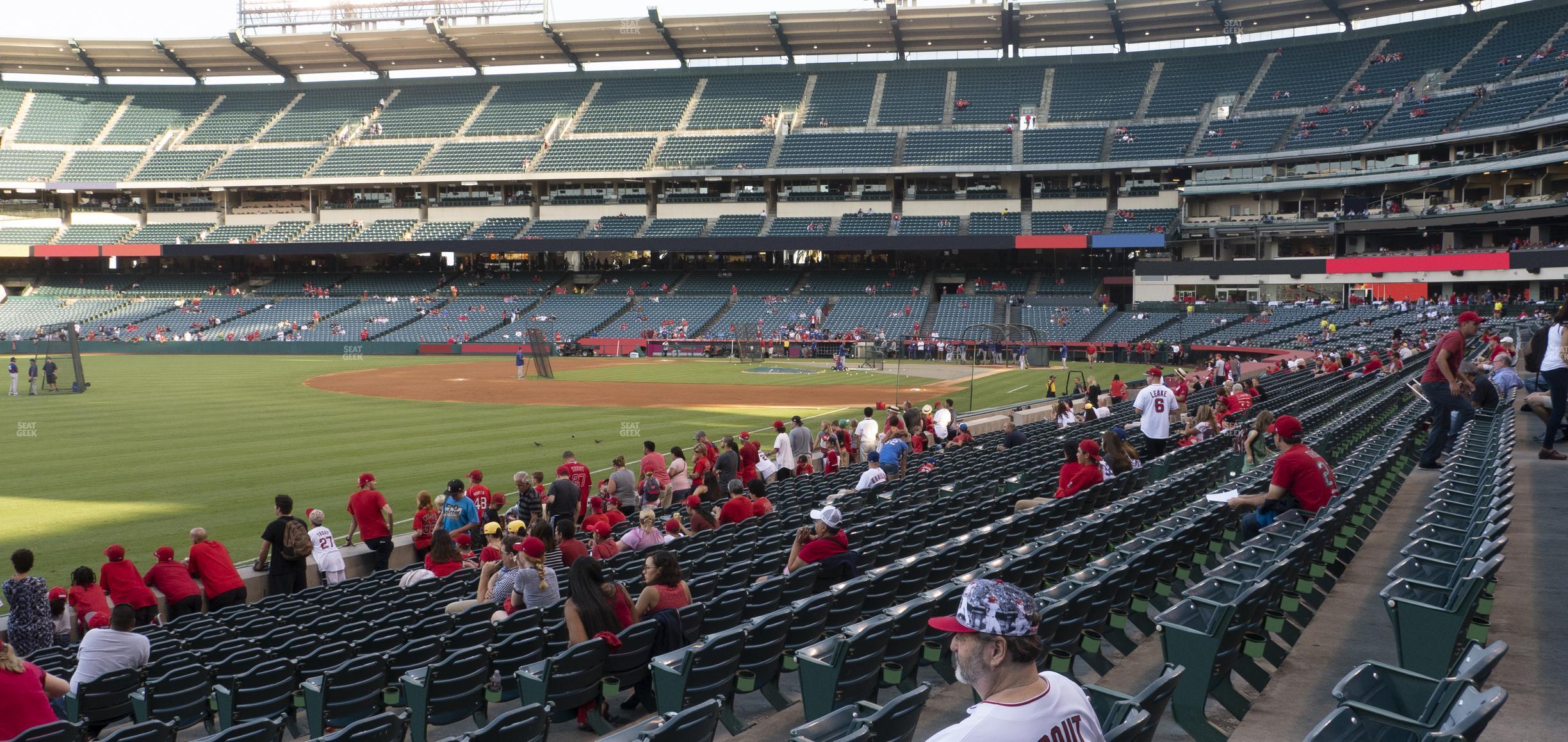 Seating view for Angel Stadium of Anaheim Section 106