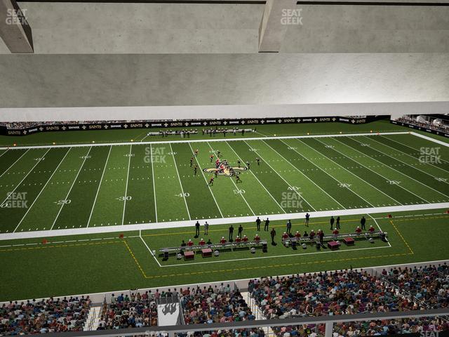 Seating view for Caesars Superdome Section Suite 419