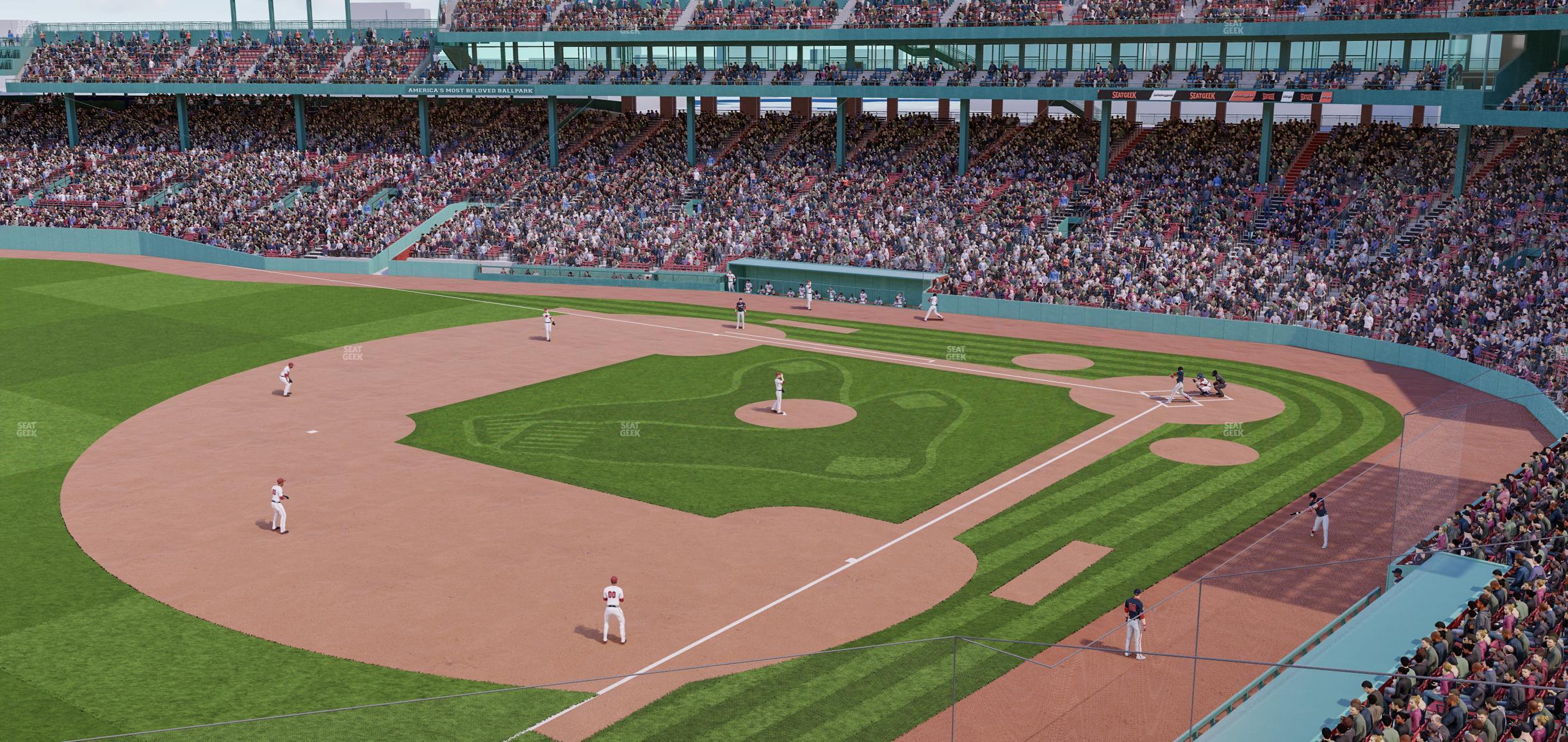 Seating view for Fenway Park Section Dell Technologies Suite L 18