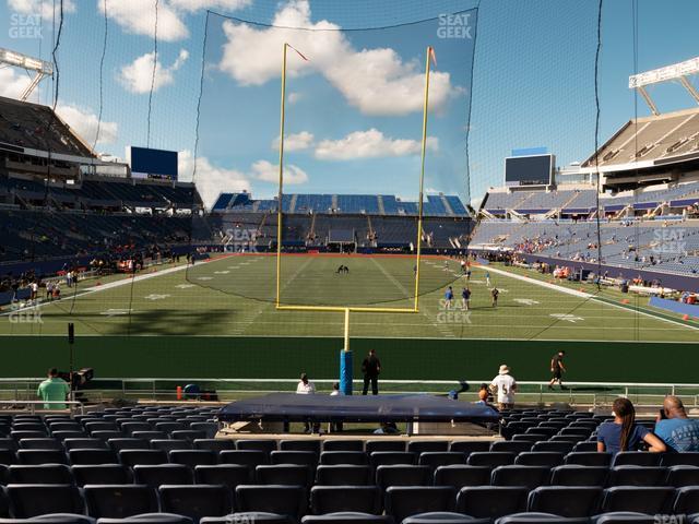 Seating view for Camping World Stadium Section 121