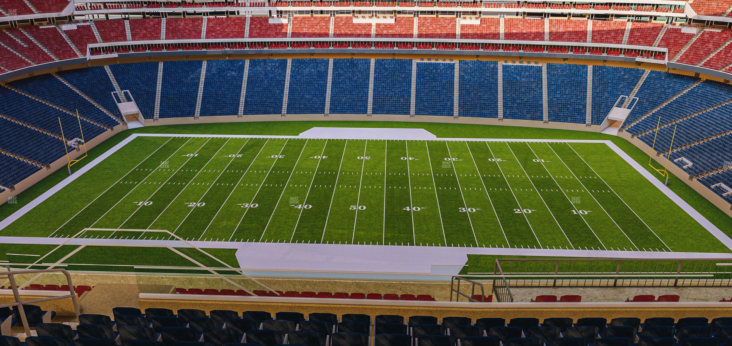 Seating view for NRG Stadium Section 634