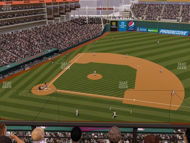 Seating view for Progressive Field Section 444