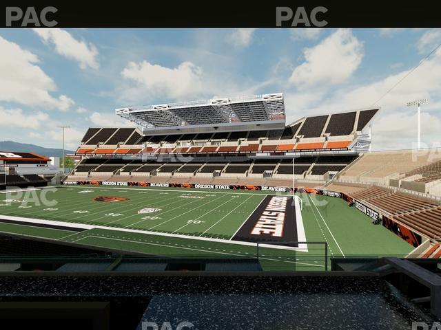 Seating view for Reser Stadium Section West Loge 11