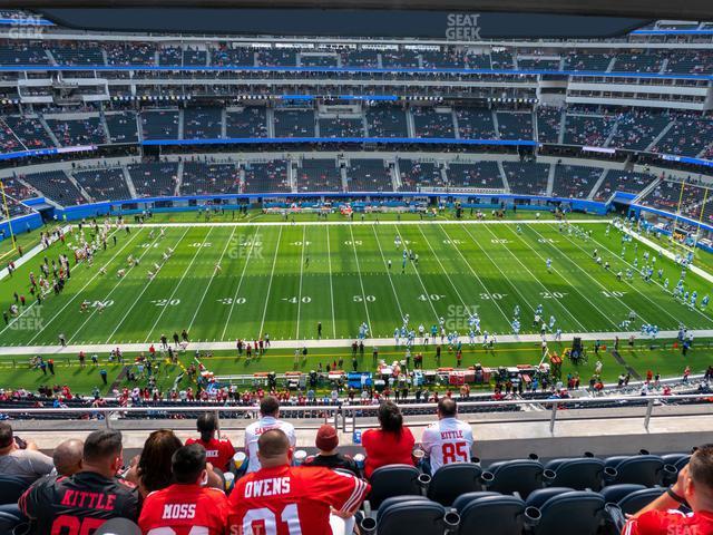 Seating view for SoFi Stadium Section 349