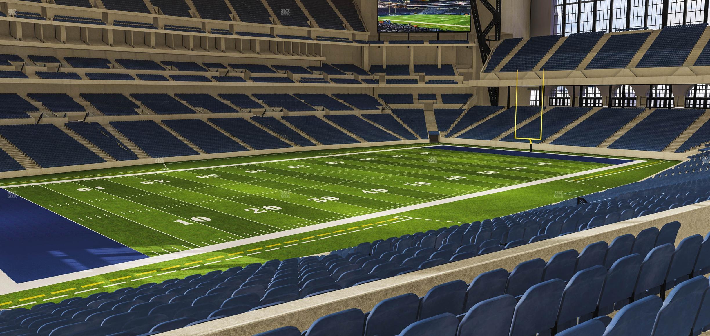 Seating view for Lucas Oil Stadium Section 218